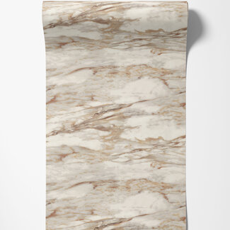 Dutch Wallcoverings Dutch Wallcoverings - FC Roberto Cavalli 9- marmer beige - 21021