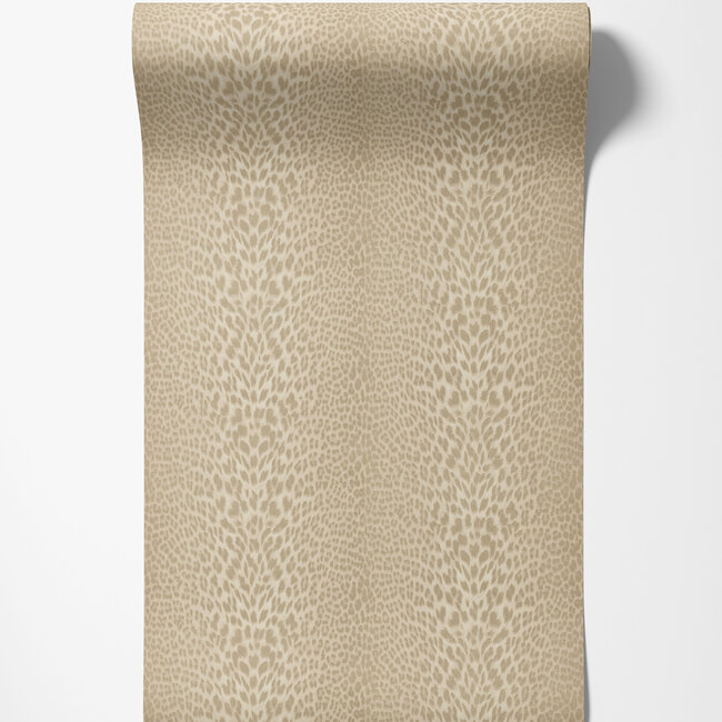 Dutch Wallcoverings Dutch Wallcoverings - FC Roberto Cavalli 9- panter beige - Vliesbehang - 10m x 106cm - 21043