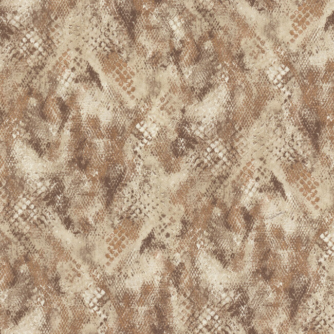 Dutch Wallcoverings Dutch Wallcoverings - FC Roberto Cavalli 9- dessin bruin - Vliesbehang - 10m x 106cm - 21051