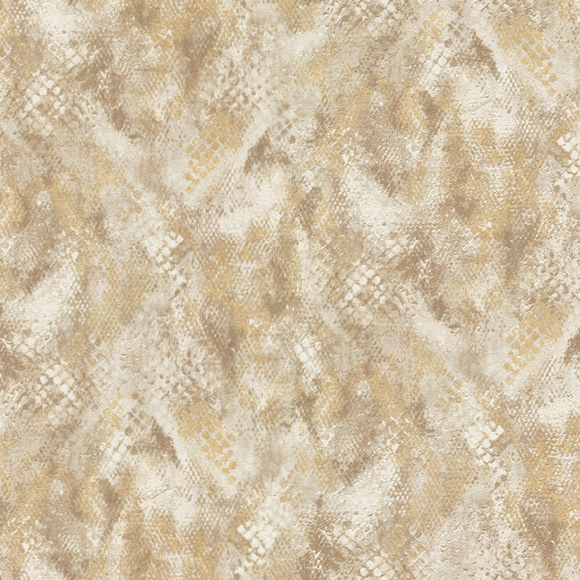 Dutch Wallcoverings Dutch Wallcoverings - FC Roberto Cavalli 9- dessin beige - Vliesbehang - 10m x 106cm - 21056