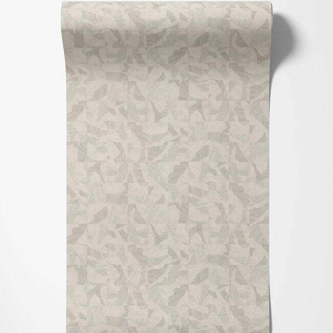 Dutch Wallcoverings Dutch Wallcoverings - FC Roberto Cavalli 9- blok grijs - Vliesbehang - 10m x 106cm - 21063