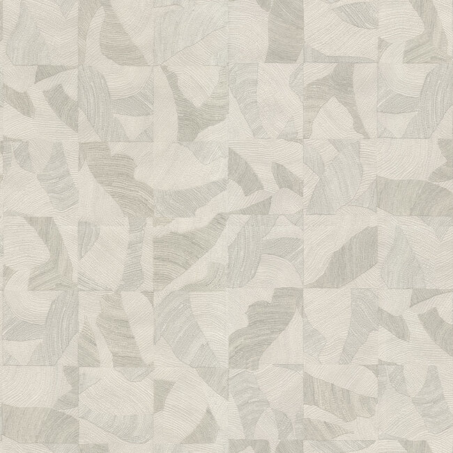 Dutch Wallcoverings Dutch Wallcoverings - FC Roberto Cavalli 9- blok grijs - Vliesbehang - 10m x 106cm - 21063