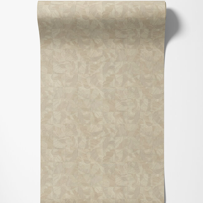 Dutch Wallcoverings Dutch Wallcoverings - FC Roberto Cavalli 9- blok beige - Vliesbehang - 10m x 106cm - 21066