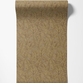 Dutch Wallcoverings Dutch Wallcoverings - FC Roberto Cavalli 9- bladeren goud - 21079