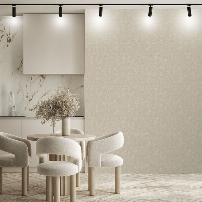 Dutch Wallcoverings Dutch Wallcoverings - Serenity - Design Warm Beige - Vliesbehang - 10m x 53cm - SY27522