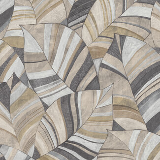 Dutch Wallcoverings Dutch Wallcoverings - Serenity - Native Leaves Taupe - SY27562