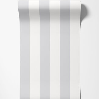 Dutch Wallcoverings Dutch Wallcoverings - FC Simply Stripes - Bloc Stripe Dove - SIS50102W