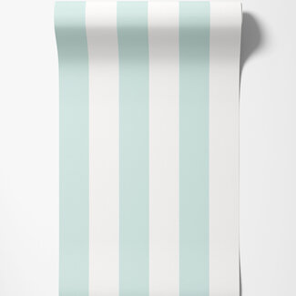 Dutch Wallcoverings Dutch Wallcoverings - FC Simply Stripes - Bloc Stripe Duckegg - SIS50103W