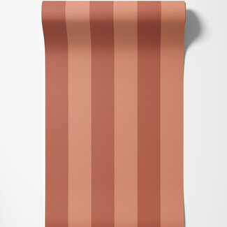 Dutch Wallcoverings Dutch Wallcoverings - FC Simply Stripes - Bloc Stripe Spice - SIS50109W