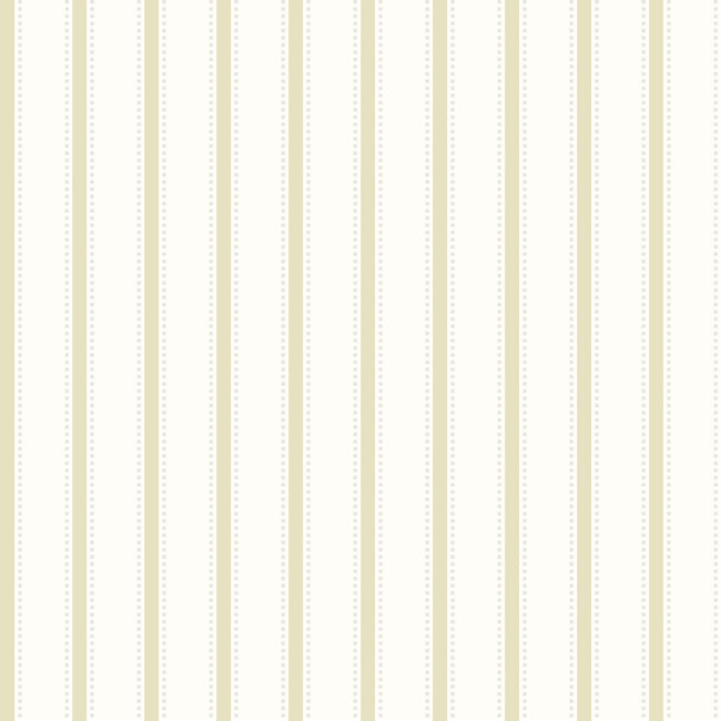 Dutch Wallcoverings Dutch Wallcoverings - FC Simply Stripes - Ticking Stripe Asparagus - Vliesbehang - 10m x 50cm - SIS50112W