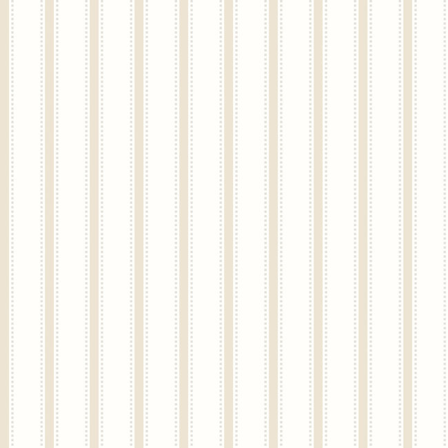 Dutch Wallcoverings Dutch Wallcoverings - FC Simply Stripes - Ticking Stripe Barley - Vliesbehang - 10m x 50cm - SIS50113W