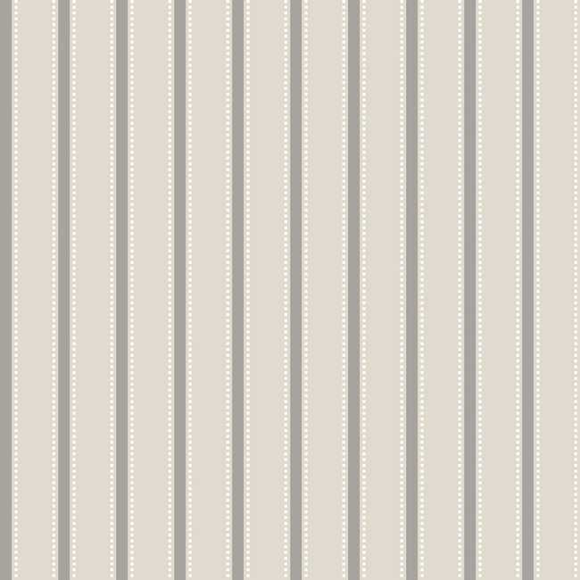 Dutch Wallcoverings Dutch Wallcoverings - FC Simply Stripes - Ticking Stripe Elephant - Vliesbehang - 10m x 50cm - SIS50116W