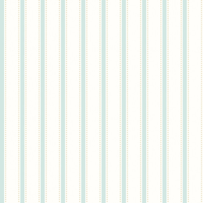 Dutch Wallcoverings Dutch Wallcoverings - FC Simply Stripes - Ticking Stripe Seafoam - Vliesbehang - 10m x 50cm - SIS50119W