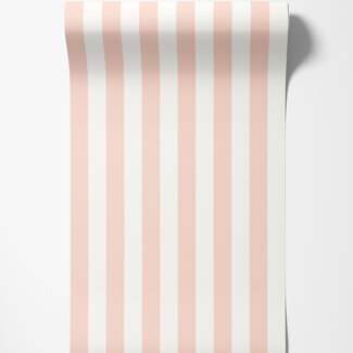 Dutch Wallcoverings Dutch Wallcoverings - FC Simply Stripes - Candy Stripe Blush - SIS50120W