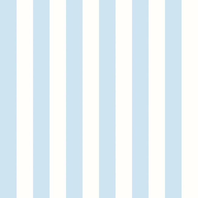 Dutch Wallcoverings Dutch Wallcoverings - FC Simply Stripes - Candy Stripe Baby Blue - Vliesbehang - 10m x 50cm - SIS50122W