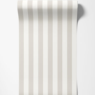 Dutch Wallcoverings Dutch Wallcoverings - FC Simply Stripes - Candy Stripe Bone - SIS50126W