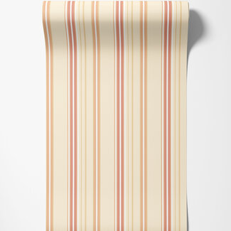 Dutch Wallcoverings Dutch Wallcoverings - FC Simply Stripes - Ribbon Stripe Spice - SIS50127W