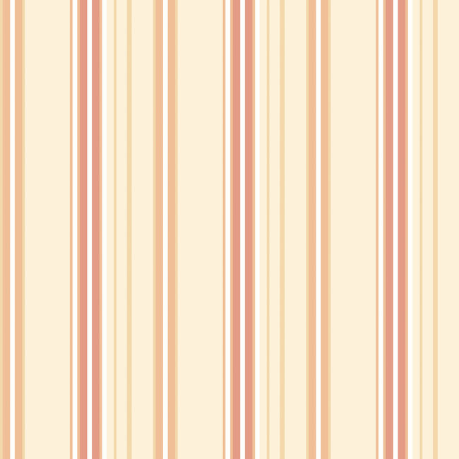 Dutch Wallcoverings Dutch Wallcoverings - FC Simply Stripes - Ribbon Stripe Spice - Vliesbehang - 10m x 50cm - SIS50127W