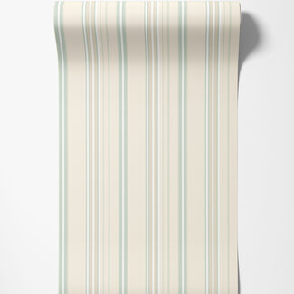 Dutch Wallcoverings Dutch Wallcoverings - FC Simply Stripes - Ribbon Stripe Mint - SIS50130W