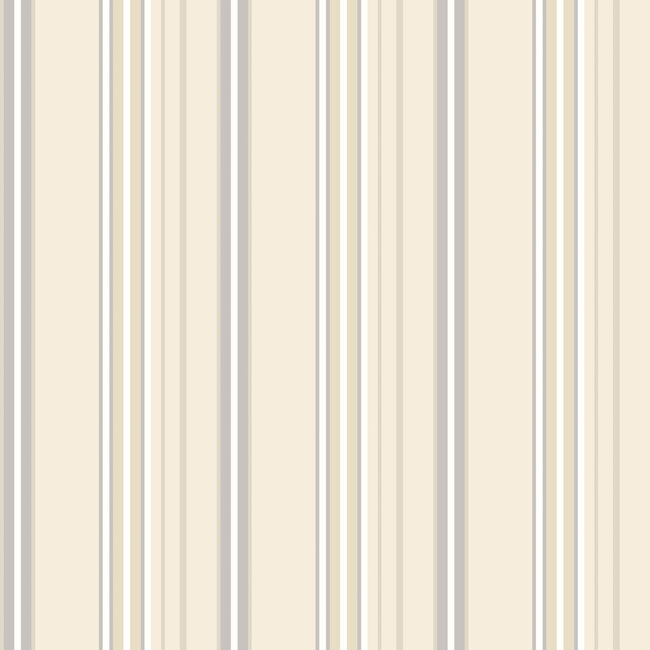 Dutch Wallcoverings Dutch Wallcoverings - FC Simply Stripes - Ribbon Stripe Seal - Vliesbehang - 10m x 50cm - SIS50131W