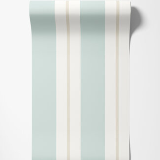 Dutch Wallcoverings Dutch Wallcoverings - FC Simply Stripes - Wide Stripe Seafoam - SIS50134W