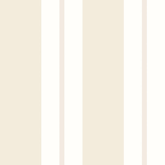 Dutch Wallcoverings Dutch Wallcoverings - FC Simply Stripes - Wide Stripe Oatmeal - Vliesbehang - 10m x 50cm - SIS50136W