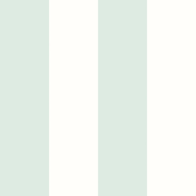 Dutch Wallcoverings Dutch Wallcoverings - FC Simply Stripes - Wide Stripe Seafoam - Vliesbehang - 10m x 50cm - SIS50145W