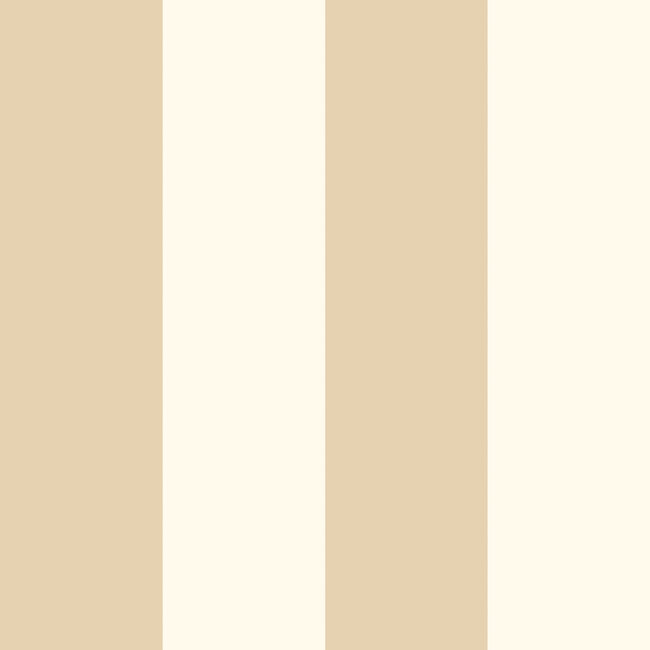 Dutch Wallcoverings Dutch Wallcoverings - FC Simply Stripes - Wide Stripe Sand - Vliesbehang - 10m x 50cm - SIS50148W