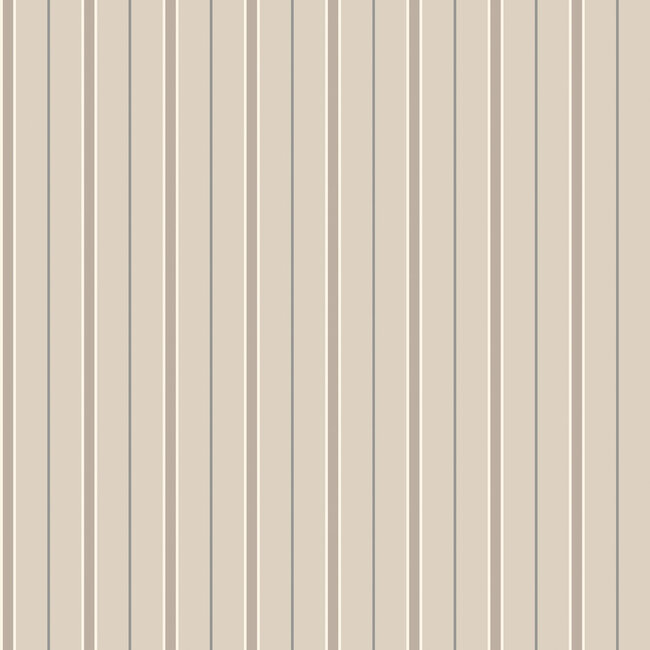 Dutch Wallcoverings Dutch Wallcoverings - FC Simply Stripes - Thread Stripe Mouse - Vliesbehang - 10m x 50cm - SIS50154W