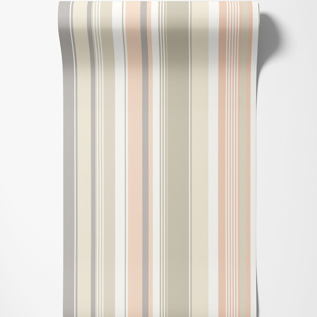 Dutch Wallcoverings Dutch Wallcoverings - FC So Stripey - Barcode Fern Twist - Vliesbehang - 10m x 50cm - STR50103W