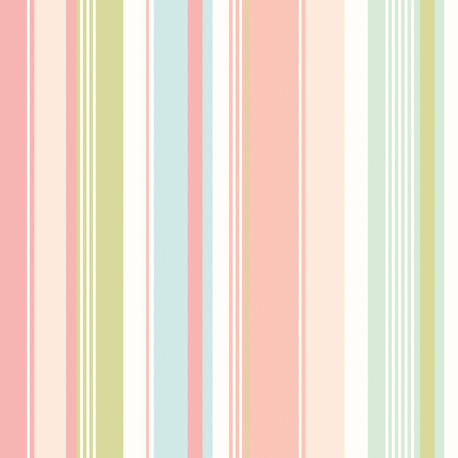 Dutch Wallcoverings Dutch Wallcoverings - FC So Stripey - Barcode Powder - Vliesbehang - 10m x 50cm - STR50104W