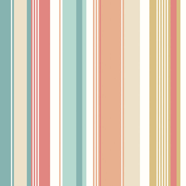 Dutch Wallcoverings Dutch Wallcoverings - FC So Stripey - Barcode Candy - Vliesbehang - 10m x 50cm - STR50105W