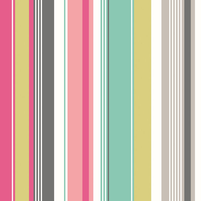 Dutch Wallcoverings Dutch Wallcoverings - FC So Stripey - Barcode Tapestry Mix - Vliesbehang - 10m x 50cm - STR50106W