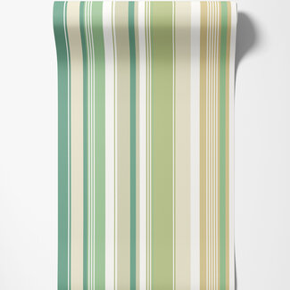 Dutch Wallcoverings Dutch Wallcoverings - FC So Stripey - Barcode Emerald - STR50108W