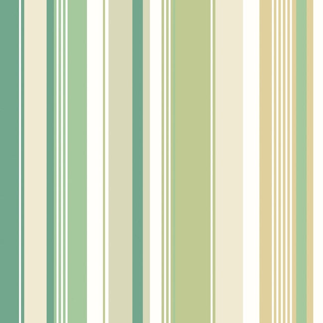 Dutch Wallcoverings Dutch Wallcoverings - FC So Stripey - Barcode Emerald - Vliesbehang - 10m x 50cm - STR50108W