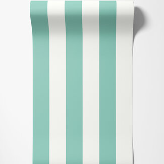Dutch Wallcoverings Dutch Wallcoverings - FC So Stripey - Bloc Stripe Jade - STR50116W