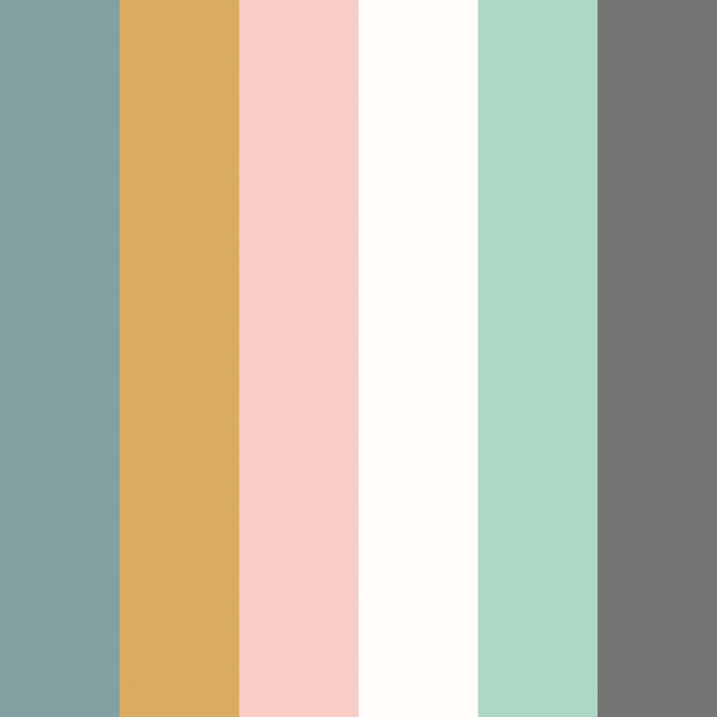 Dutch Wallcoverings Dutch Wallcoverings - FC So Stripey - Rainbow Bloc Carnival Pop - Vliesbehang - 10m x 50cm - STR50123W