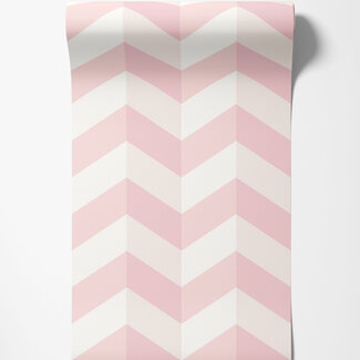 Dutch Wallcoverings Dutch Wallcoverings - FC So Stripey - Illusion Chevron Ballet Slipper - STR50133W