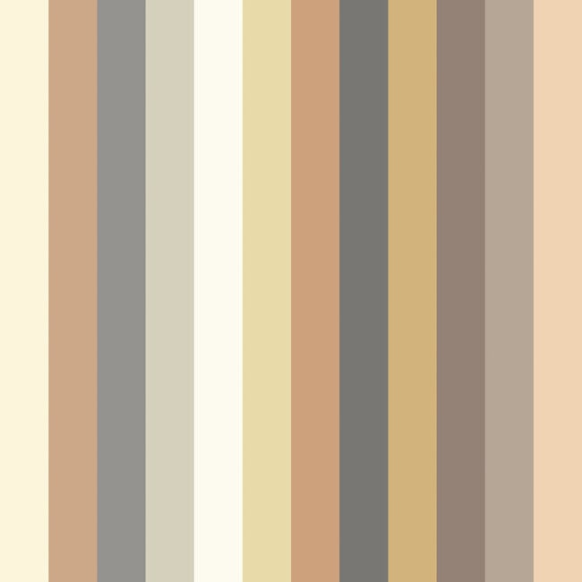 Dutch Wallcoverings Dutch Wallcoverings - FC So Stripey - Kaleidoscope Chocolate Twist - Vliesbehang - 10m x 50cm - STR50141W