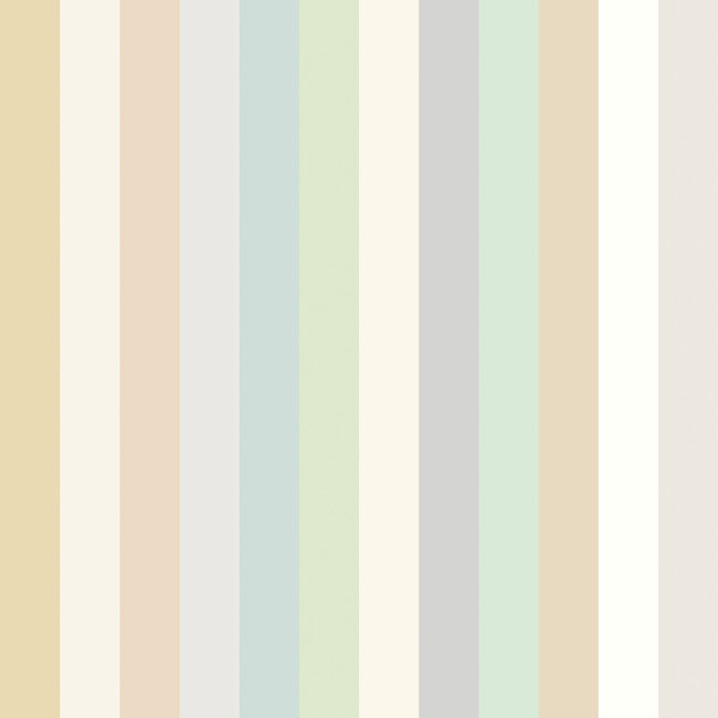 Dutch Wallcoverings Dutch Wallcoverings - FC So Stripey - Kaleidoscope Limestone - Vliesbehang - 10m x 50cm - STR50142W
