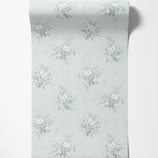 Dutch Wallcoverings Dutch Wallcoverings - FC Sommarang- Olivia blue - 16004