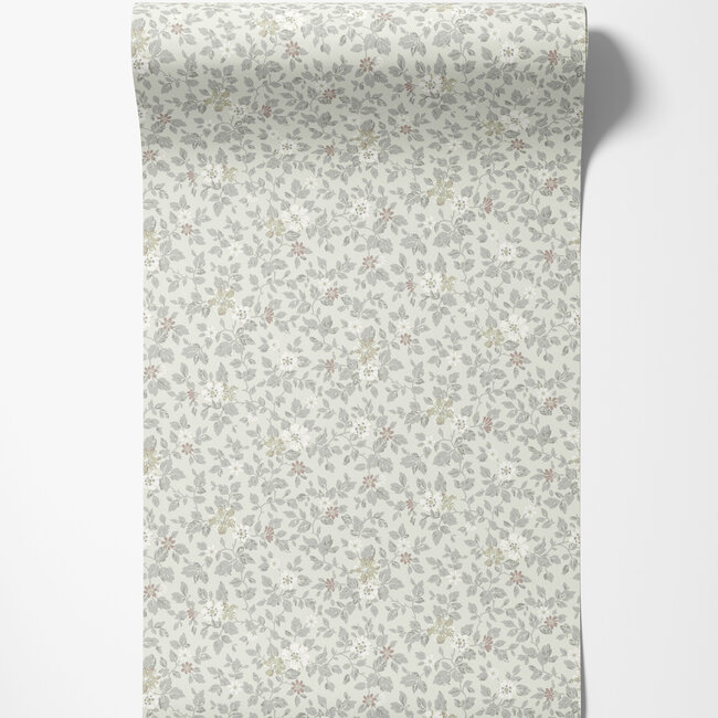 Dutch Wallcoverings Dutch Wallcoverings - FC Sommarang- Linnea beige - Vliesbehang - 10m x 53cm - 16011