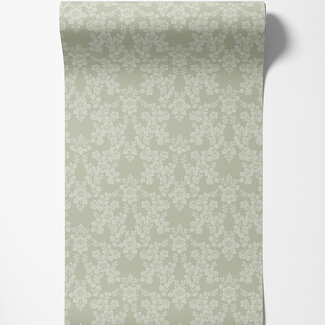 Dutch Wallcoverings Dutch Wallcoverings - FC Sommarang- Rosita green - 16032