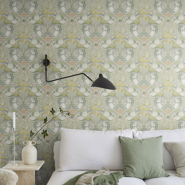 Dutch Wallcoverings Dutch Wallcoverings - FC Sunnano- Frösö Grey - Vliesbehang - 10m x 53cm - 24104