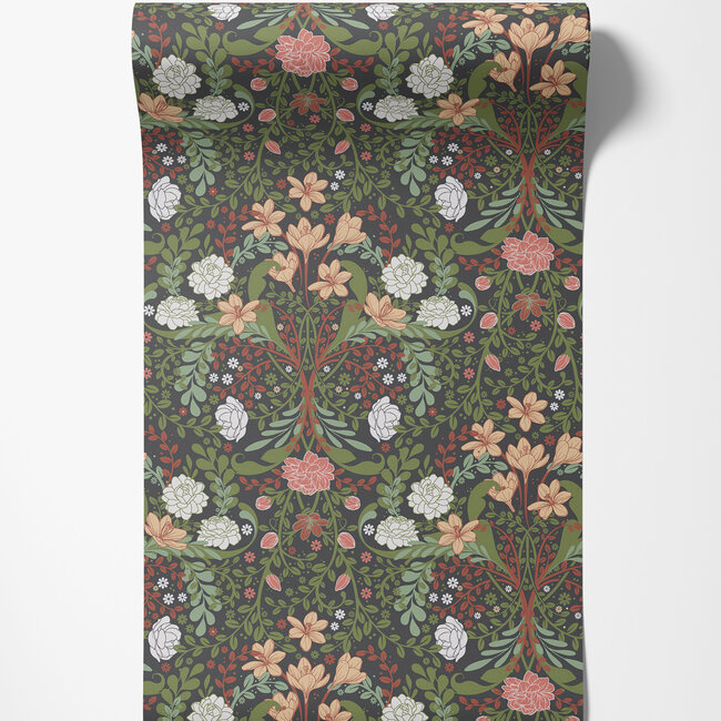 Dutch Wallcoverings Dutch Wallcoverings - FC Sunnano- Frösö Brown - Vliesbehang - 10m x 53cm - 24105