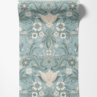 Dutch Wallcoverings Dutch Wallcoverings - FC Sunnano- Östanskär Turquoise - 24111