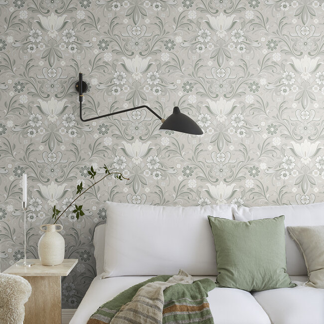 Dutch Wallcoverings Dutch Wallcoverings - FC Sunnano- Östanskär Beige - Vliesbehang - 10m x 53cm - 24112