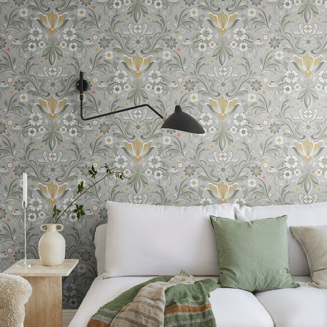 Dutch Wallcoverings Dutch Wallcoverings - FC Sunnano- Östanskär Beige/yellow - Vliesbehang - 10m x 53cm - 24113