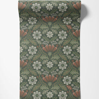 Dutch Wallcoverings Dutch Wallcoverings - FC Sunnano- Klockrike Green - 24124