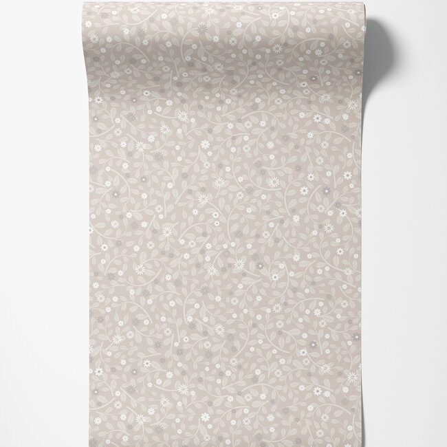 Dutch Wallcoverings Dutch Wallcoverings - FC Sunnano- Hummelvik White - Vliesbehang - 10m x 53cm - 24126